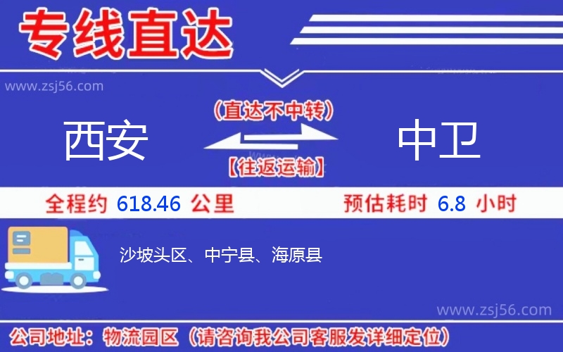 西安到中衛(wèi)物流公司 西安到中衛(wèi)物流公司